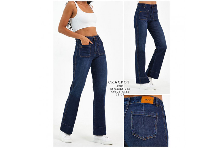Джинси жіночі CRACPOT JEANS 1201 STRAIGHT Туреччина