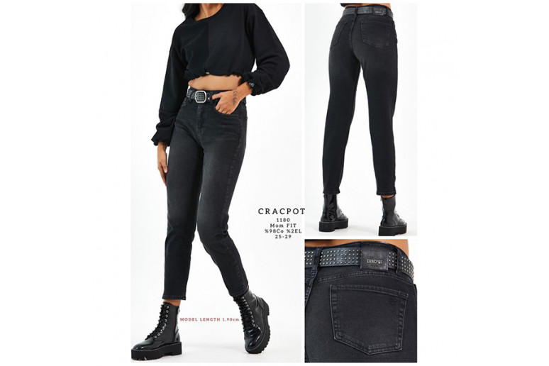 Джинсы женские CRACPOT JEANS 1180 MOM FIT Турция
