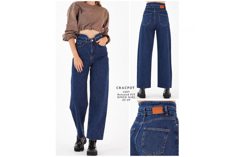 Джинсы женские CRACPOT JEANS 1207 RELAXED FIT Турция