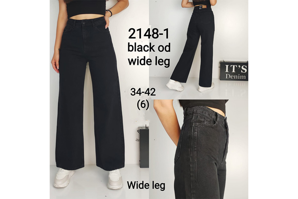 Фото Джинси жіночі IT'S BASIC JEANS 2148 WIDE LEG Туреччина from official site OSKAR™