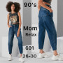 Фото 1 Джинсы женские WHAT'S UP JEANS 691 MOM RELAX Турция from official site OSKAR™