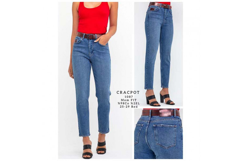 Джинси жіночі CRACPOT JEANS 1087Q New Mom Туреччина