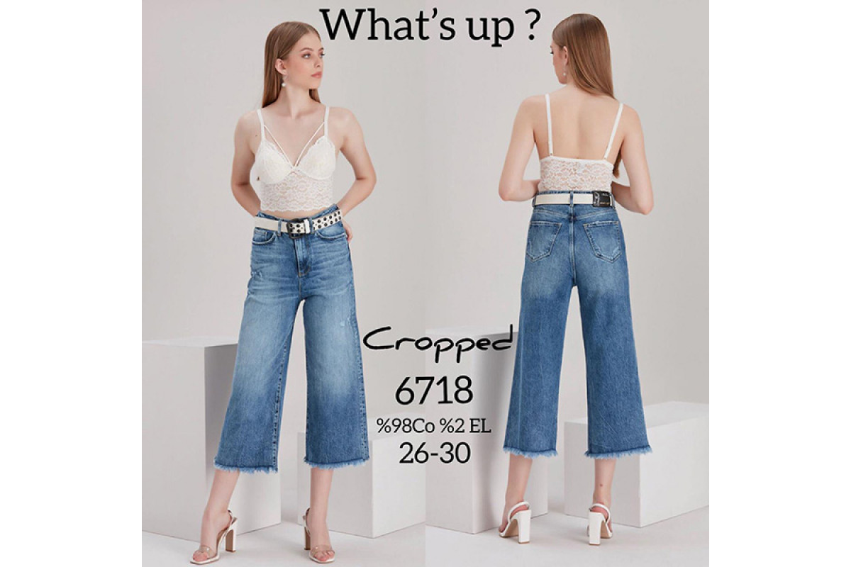 Фото Джинси жіночі WHAT'S UP JEANS 6718 Cropped from official site OSKAR™