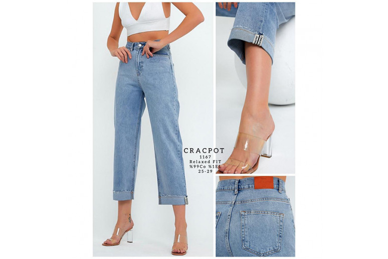 Джинсы женские CRACPOT JEANS 1167 Relaxed Fit