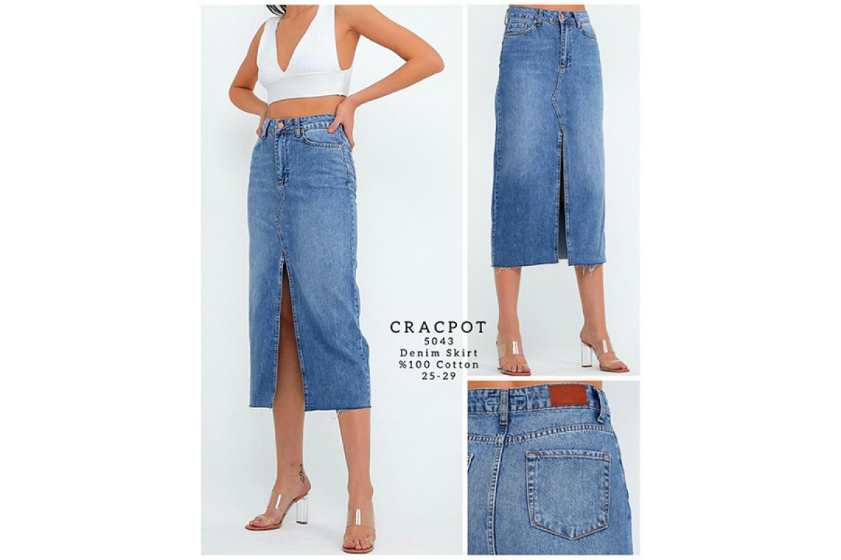 Фото Спідниця жіноча CRACPOT JEANS 5043 Skirt from official site OSKAR™