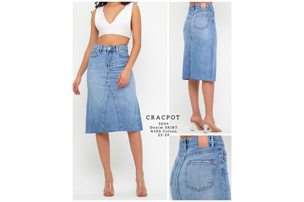 Фото Спідниця жіноча CRACPOT JEANS 5044 Skirt from official site OSKAR™