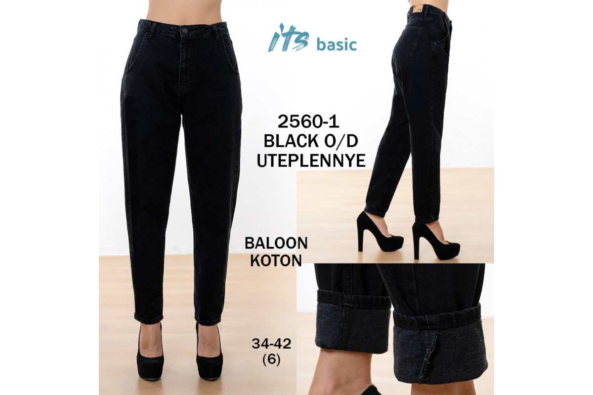 Фото Джинси жіночі IT'S BASIC JEANS 2560-1 BALON FIT Туреччина from official site OSKAR™