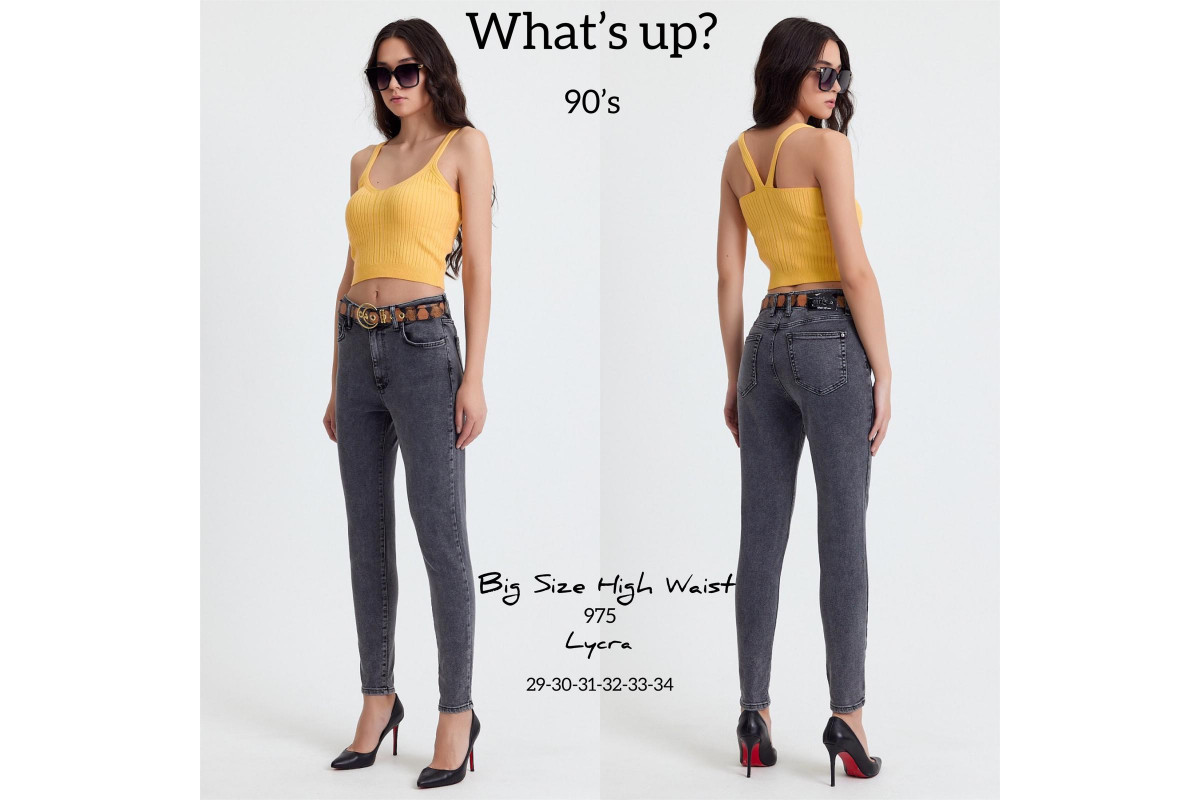 Фото Джинсы женские WHAT'S UP JEANS 975 SKINNY Турция from official site OSKAR™
