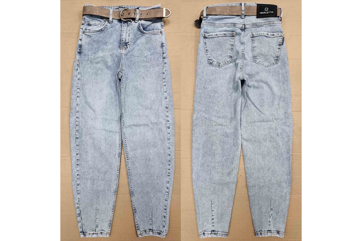 Фото Джинси жіночі MIKALETTA JEANS 2528 RELAX МОМ Туреччина from official site OSKAR™