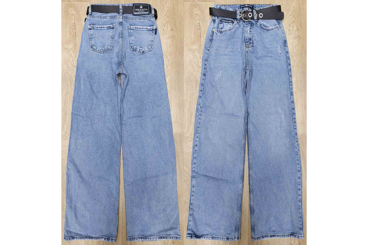 Фото Джинсы женские MIKALETTA JEANS 2784 WIDE LEG Турция from official site OSKAR™
