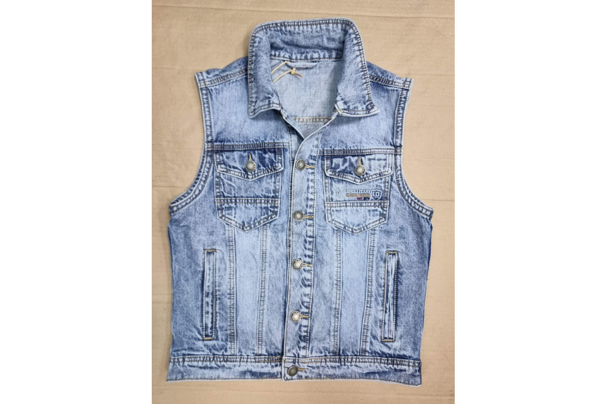 Фото Жилет джинсовый мужской 556 LONGLI JEANS from official site OSKAR™