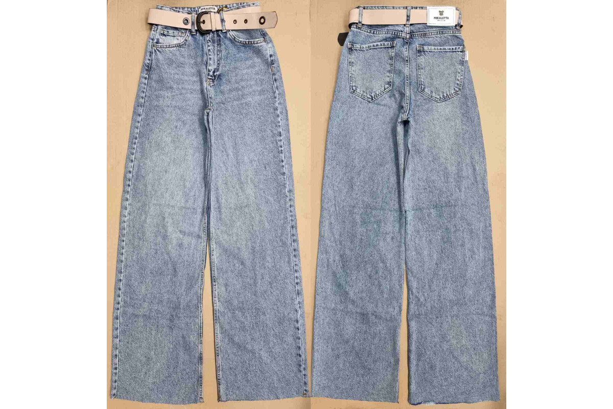 Фото Джинси жіночі MIKALETTA JEANS 3407 WIDE LEG Туреччина from official site OSKAR™