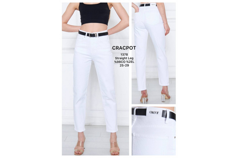 Джинсы женские CRACPOT JEANS 1378 MOM Турция