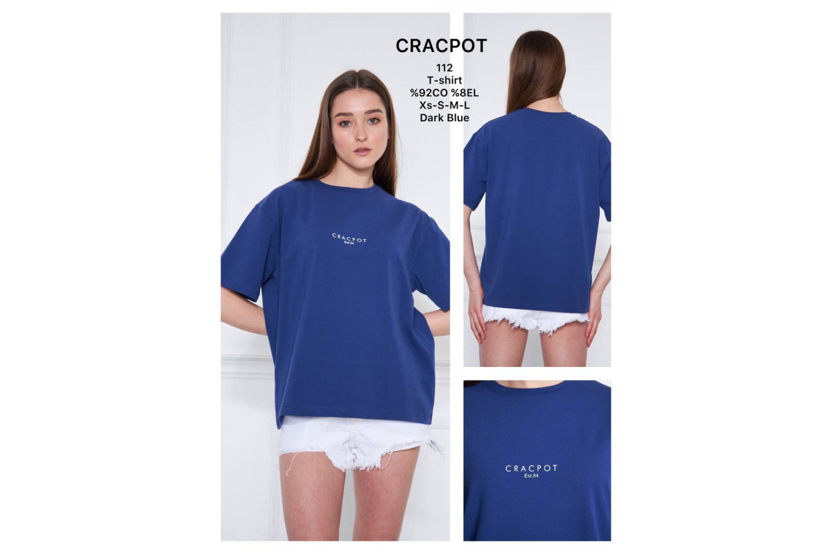 Фото Футболка женская CRACPOT 112 OVERSIZE from official site OSKAR™