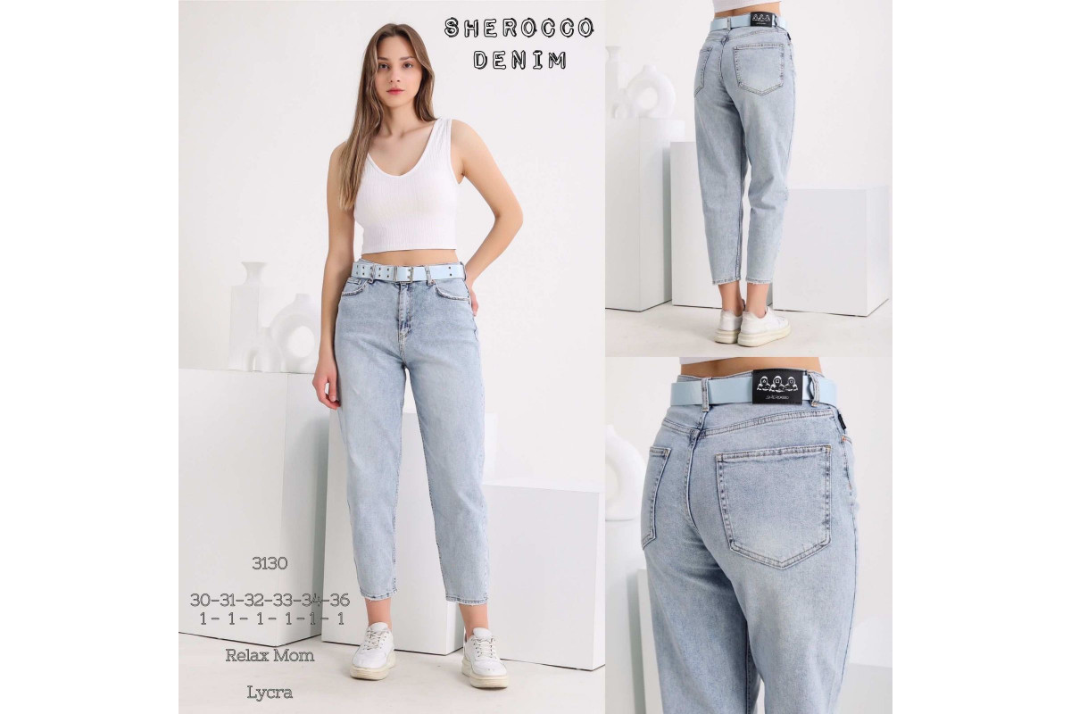 Фото Джинси жіночі SHEROCCO JEANS 3130 RELAX MOM from official site OSKAR™