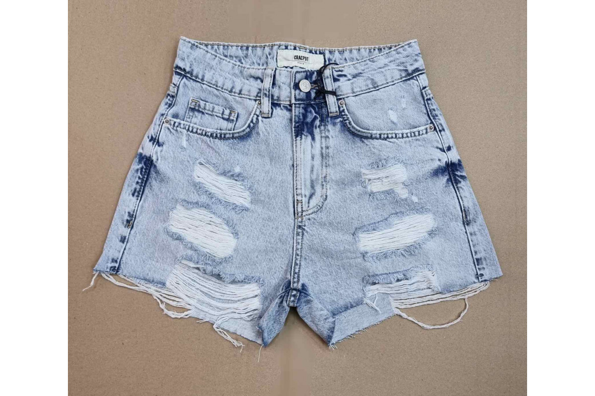 Фото Шорты женские CRACKPOT JEANS 4534 МОМ from official site OSKAR™