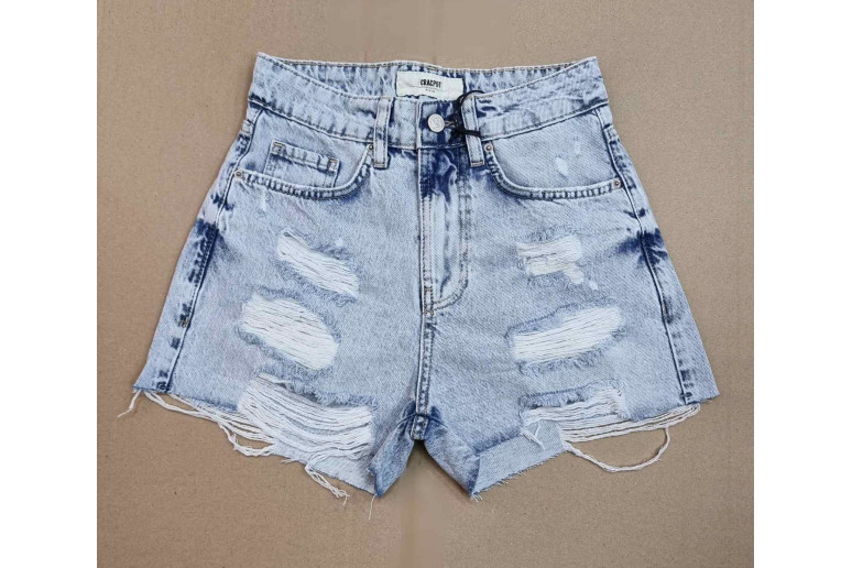 Шорты женские CRACKPOT JEANS 4534 МОМ