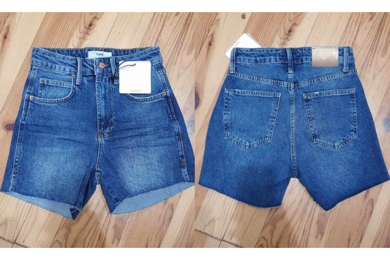 Шорты женские CRACKPOT JEANS 4535 МОМ