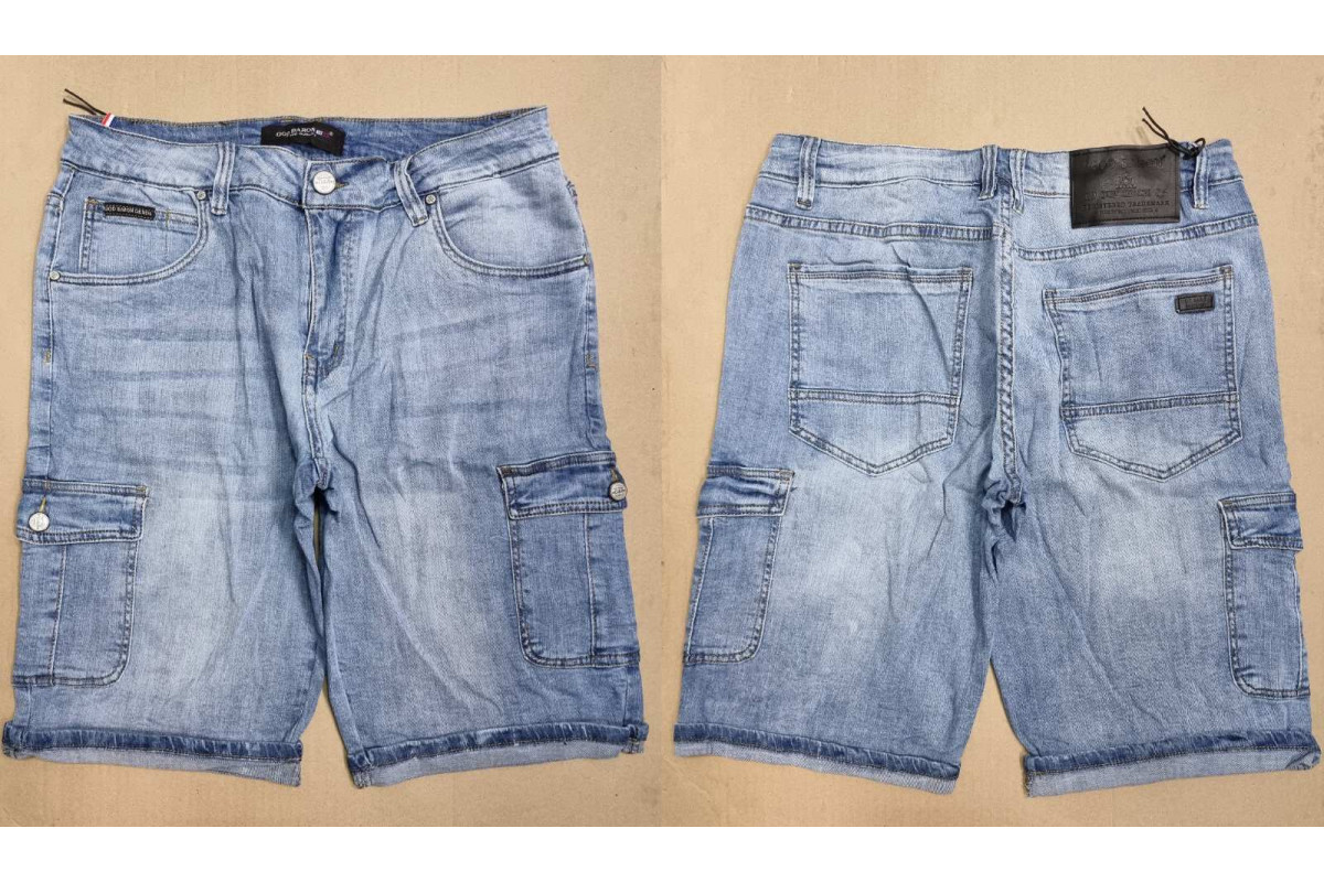 Фото Шорты джинсовые мужские 1147 GOD BARON JEANS from official site OSKAR™