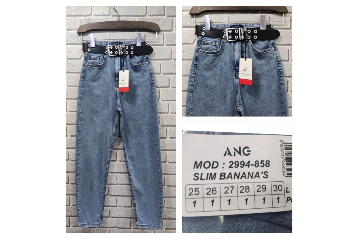 Фото Джинсы женские ANGELINA MARA JEANS 2994 SLIM BANANA'S from official site OSKAR™