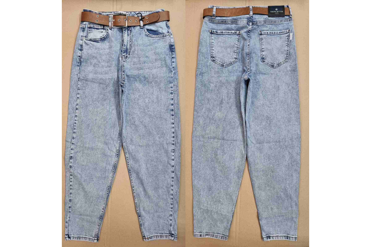 Фото Джинси жіночі MIKALETTA JEANS 12556 RELAX МОМ Туреччина from official site OSKAR™