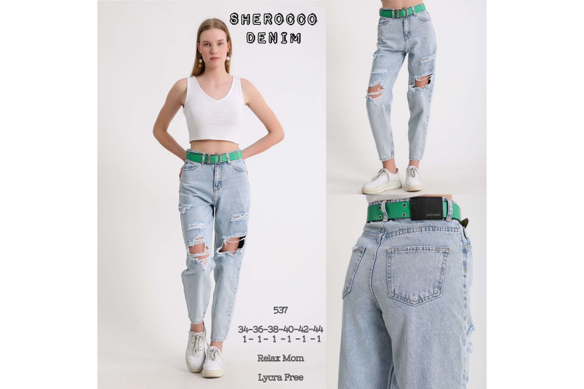 Фото Джинси жіночі SHEROCCO JEANS 537 RELAX MOM from official site OSKAR™