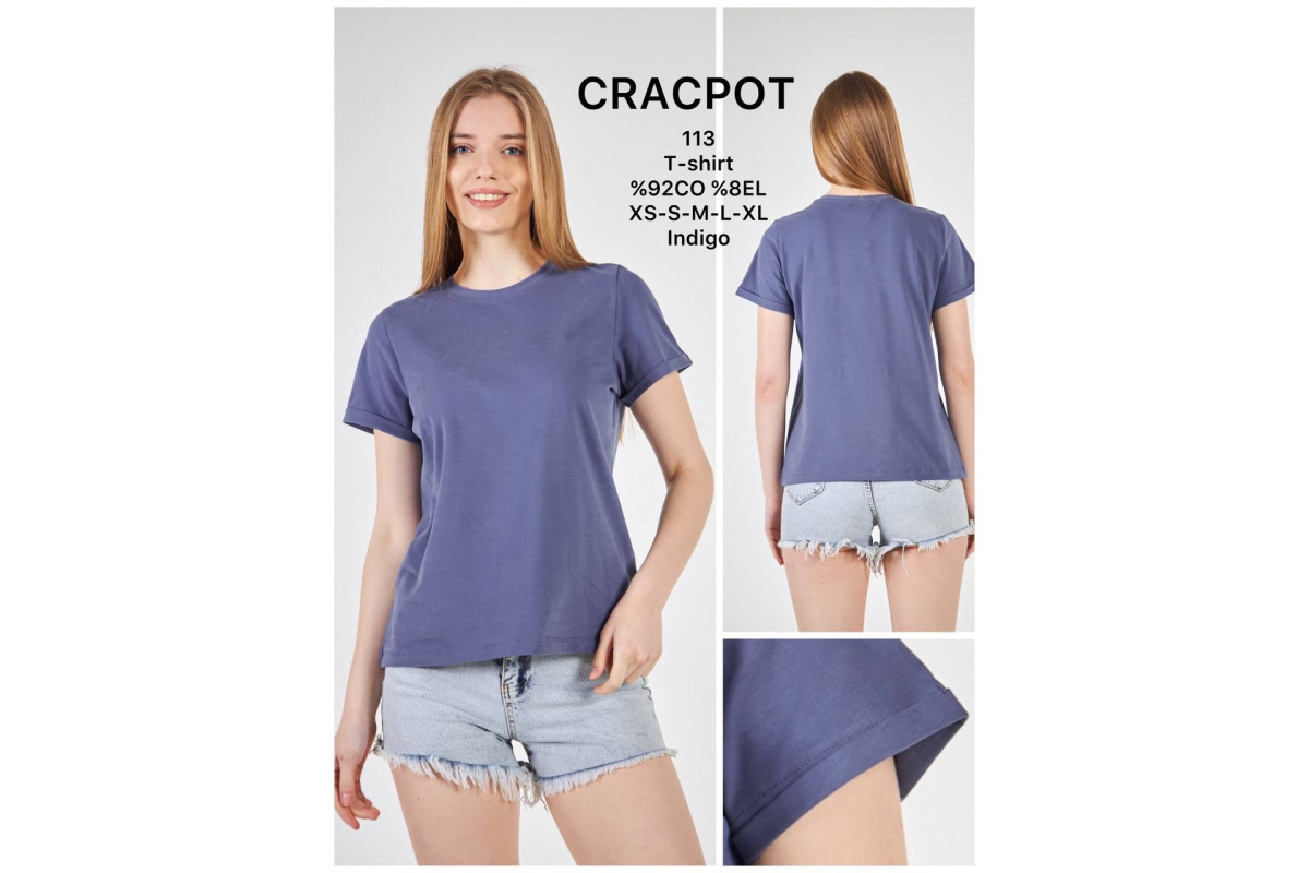 Фото Футболка женская CRACPOT 113 from official site OSKAR™