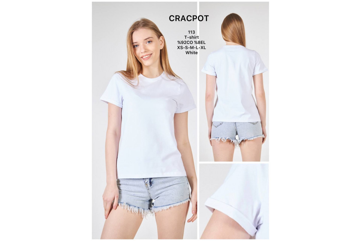Фото Футболка женская CRACPOT 113 from official site OSKAR™