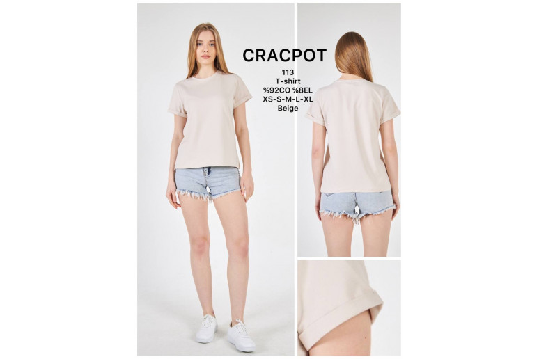 Футболка женская CRACPOT 113