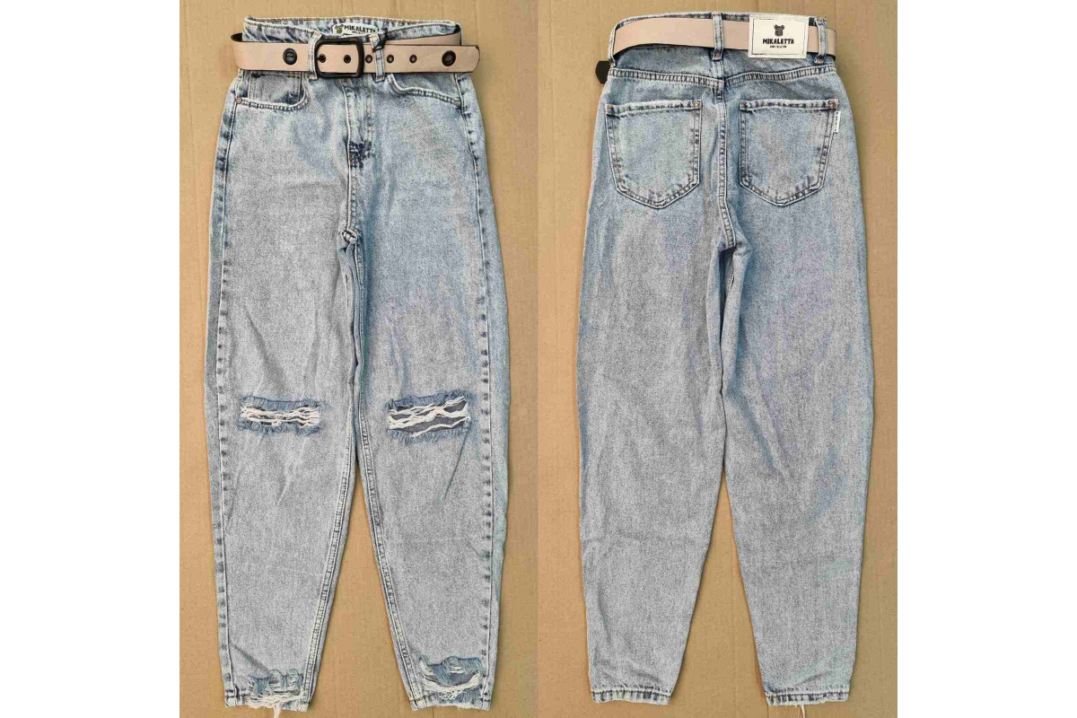 Фото Джинси жіночі MIKALETTA JEANS 2569 RELAX МОМ Туреччина from official site OSKAR™