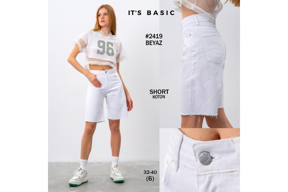 Фото Шорты женские IT'S BASIC JEANS 2419 BERMUD from official site OSKAR™