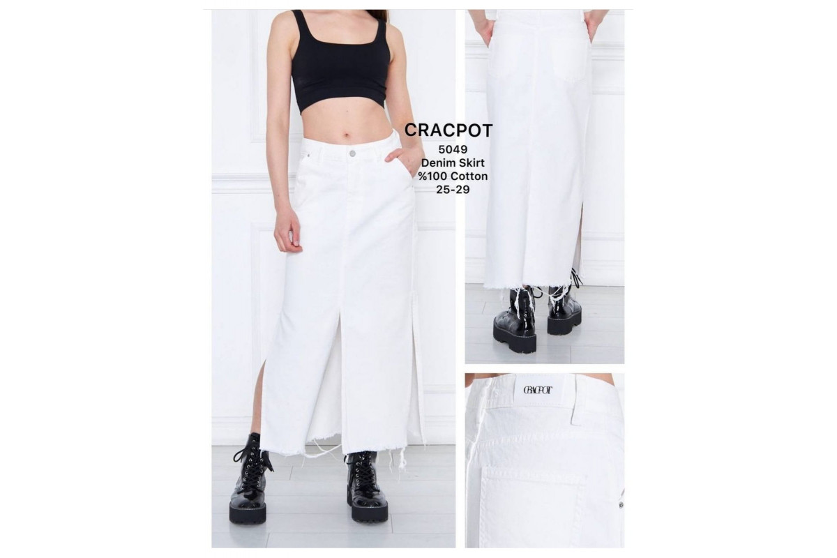 Фото Юбка женская CRACPOT JEANS 5049W SKIRT Турция from official site OSKAR™