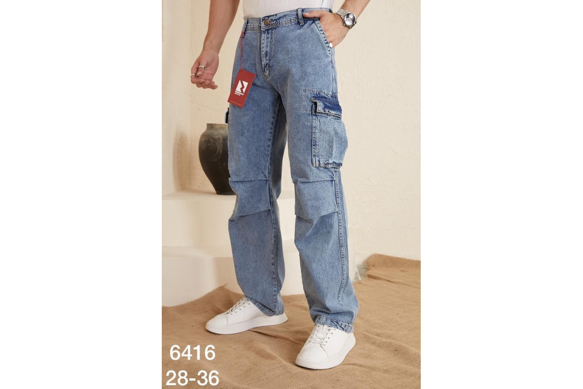 Фото Джинси чоловічі 6416 REDMAN CARGO JEANS from official site OSKAR™