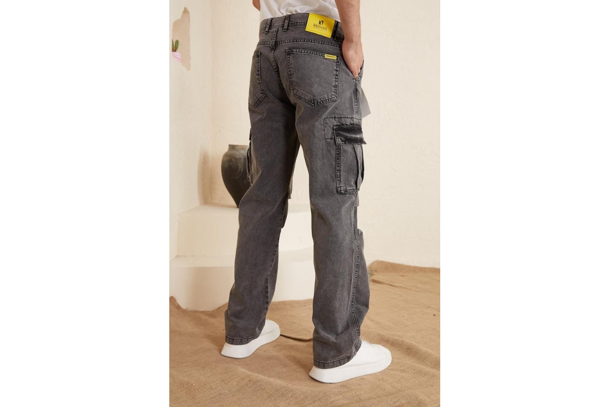 Фото Джинси чоловічі 6416S REDMAN CARGO JEANS from official site OSKAR™