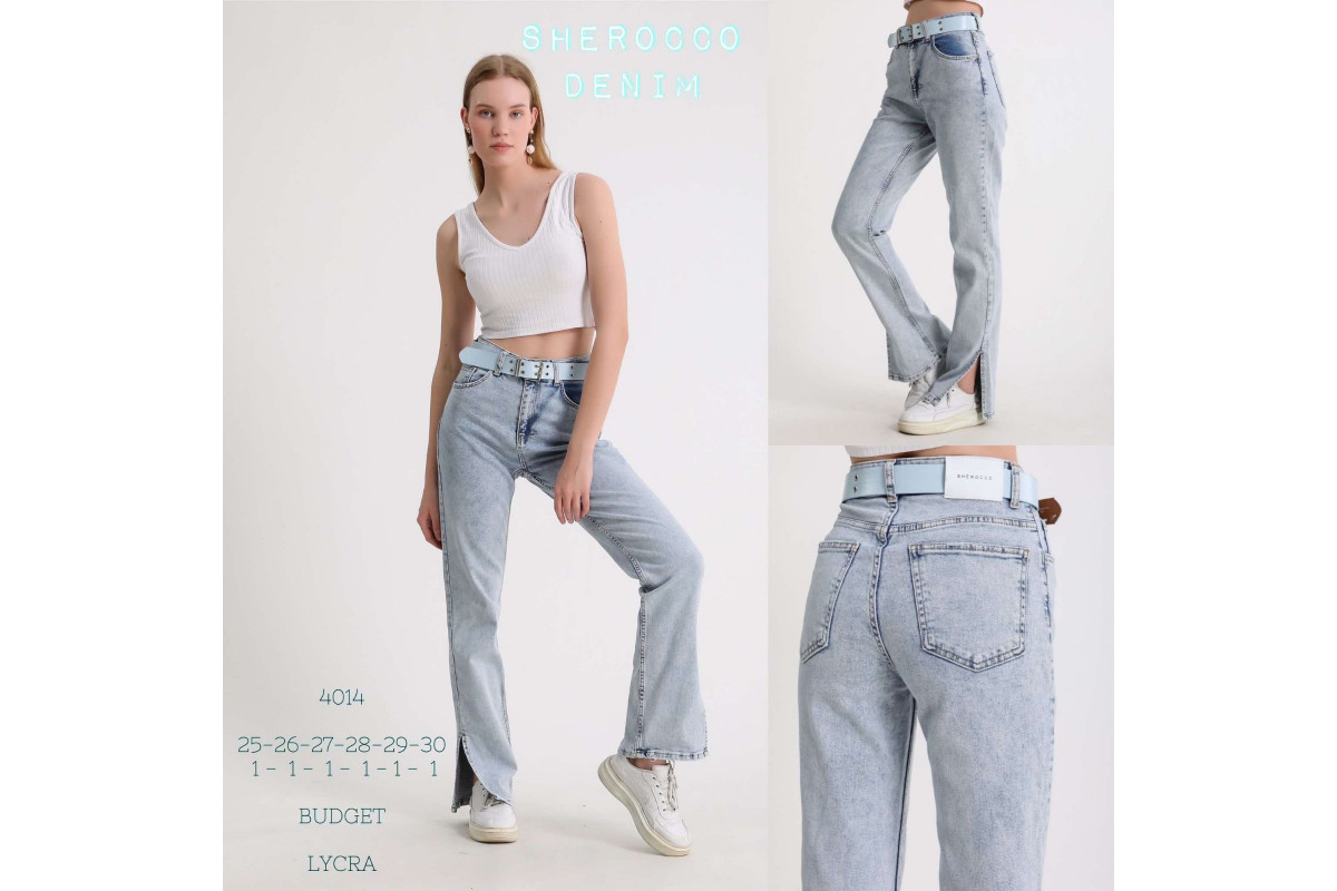 Фото Джинси жіночі SHEROCCO JEANS 4014 BOST CUT from official site OSKAR™