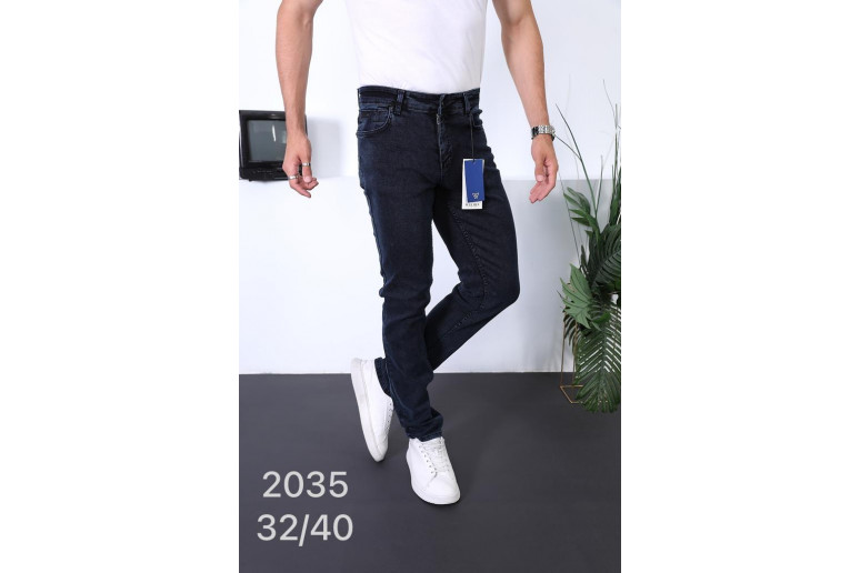 Джинсы мужские 2035 WILLMEN JEANS CLASSIC Тёмно синий