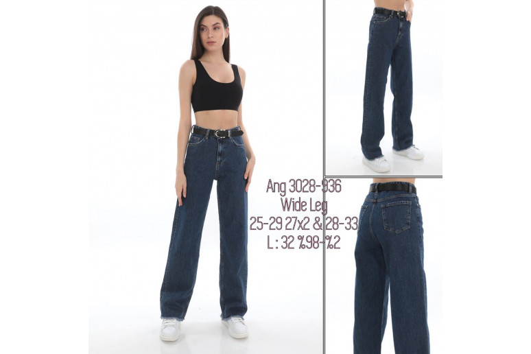 Джинсы женские ANGELINA MARA JEANS 3028 Wide Leg