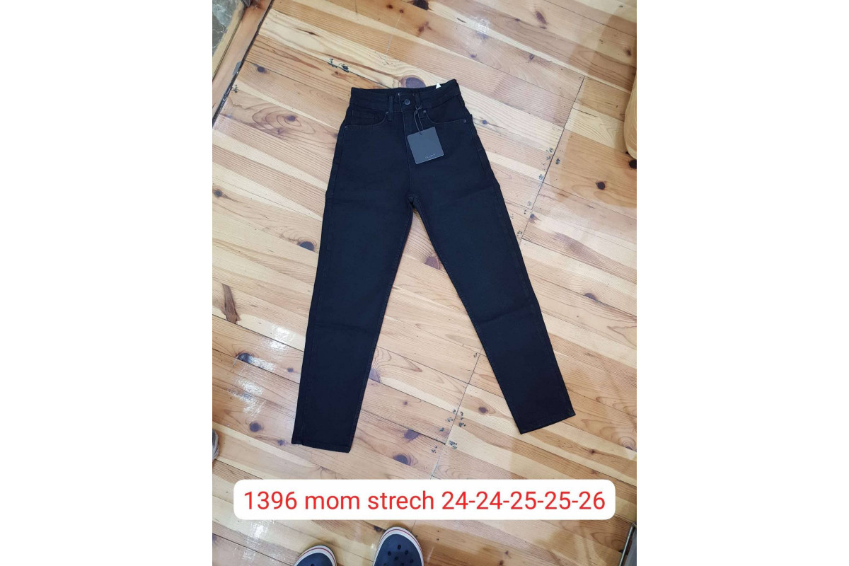 Фото Джинси жіночі CRACPOT JEANS 1396 NEW MOM Чорний from official site OSKAR™