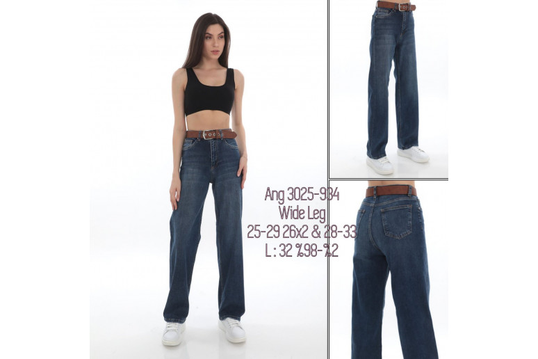 Джинсы женские ANGELINA MARA JEANS 3025 Wide Leg