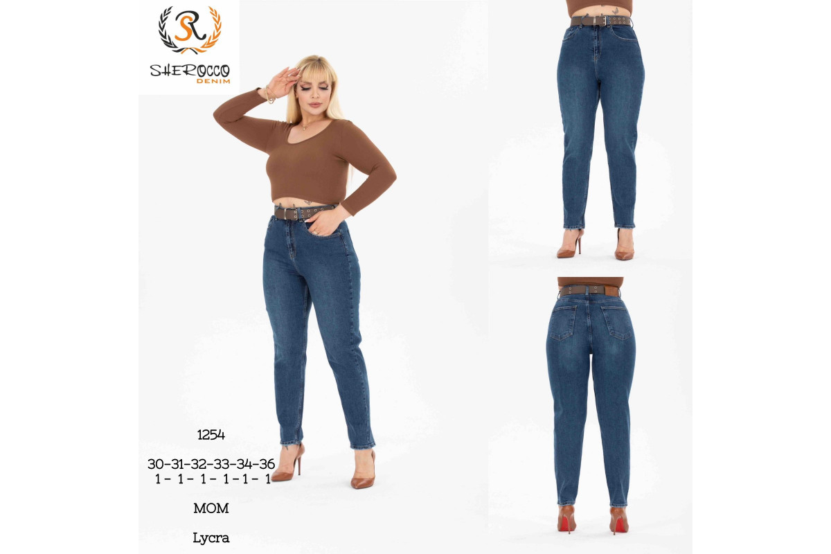 Фото Джинсы женские SHEROCCO JEANS 1254 RELAX MOM from official site OSKAR™