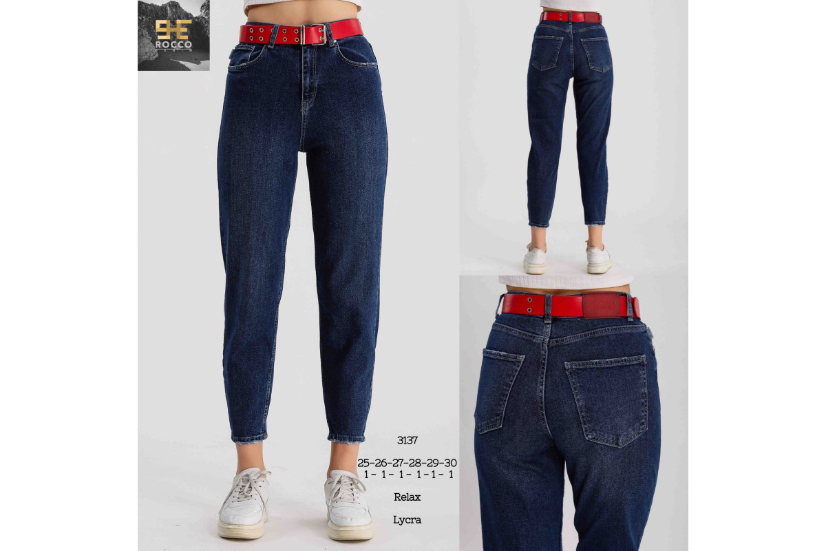 Фото Джинси жіночі SHEROCCO JEANS 3137 RELAX MOM from official site OSKAR™