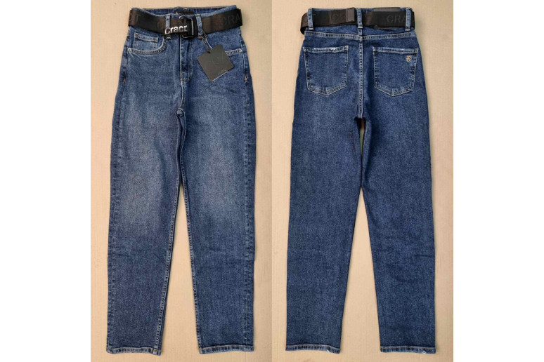 Джинсы женские CRACPOT JEANS 1386 МОМ Турция