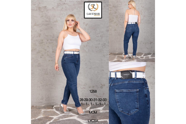 Джинсы женские SHEROCCO JEANS 1258 MOM