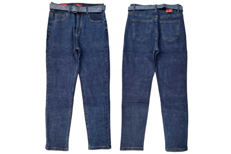 Джинси жіночі VANVER JEANS 8952 MOM на байці
