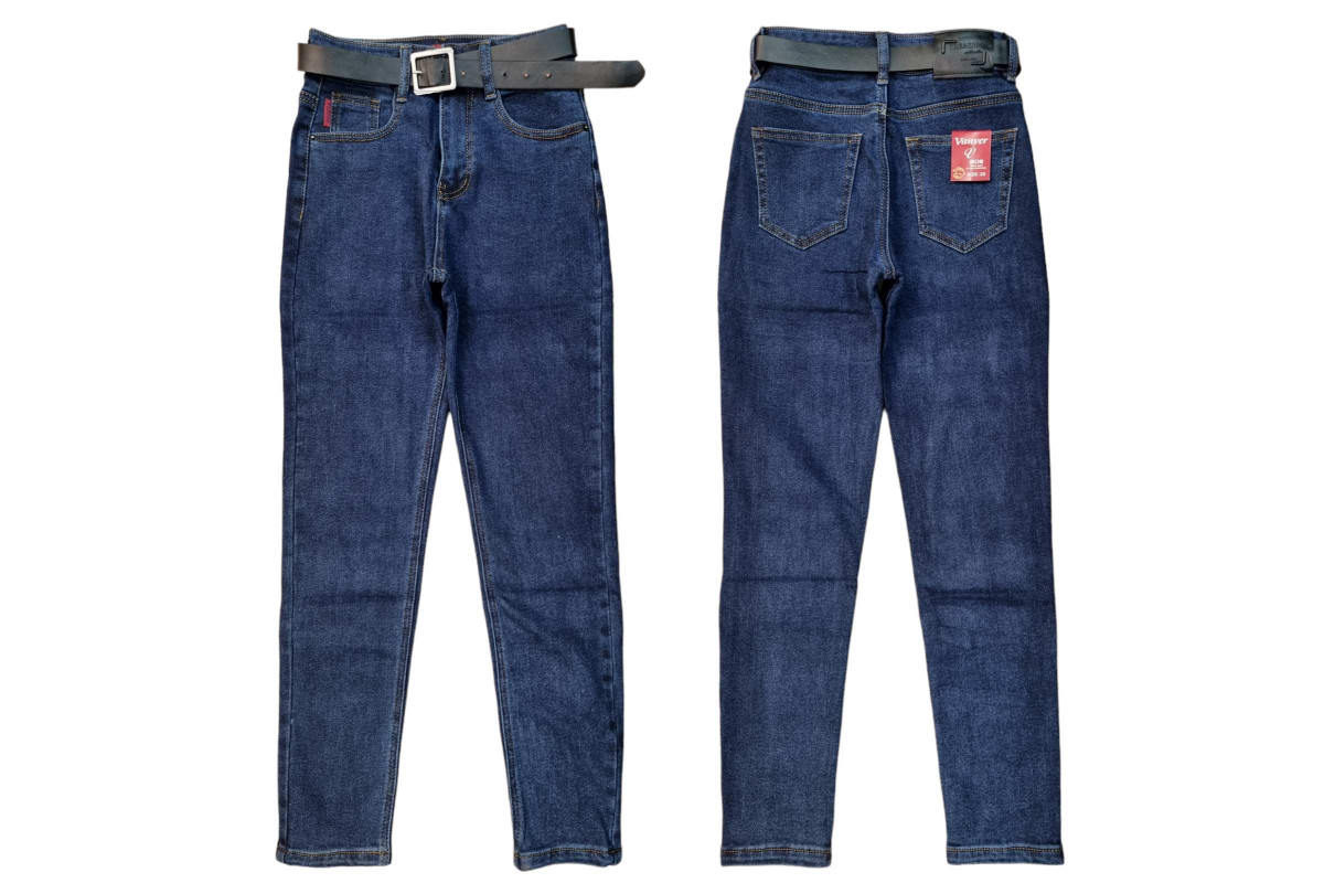 Фото Джинсы женские VANVER JEANS 8953 MOM на байке from official site OSKAR™