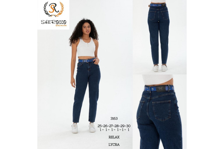 Джинси жіночі SHEROCCO JEANS 3163 RELAX MOM