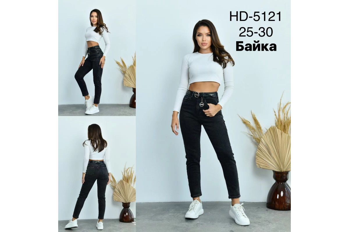Фото Джинсы женские VIGNE JEANS 5121 MOM НА БАЙКЕ from official site OSKAR™