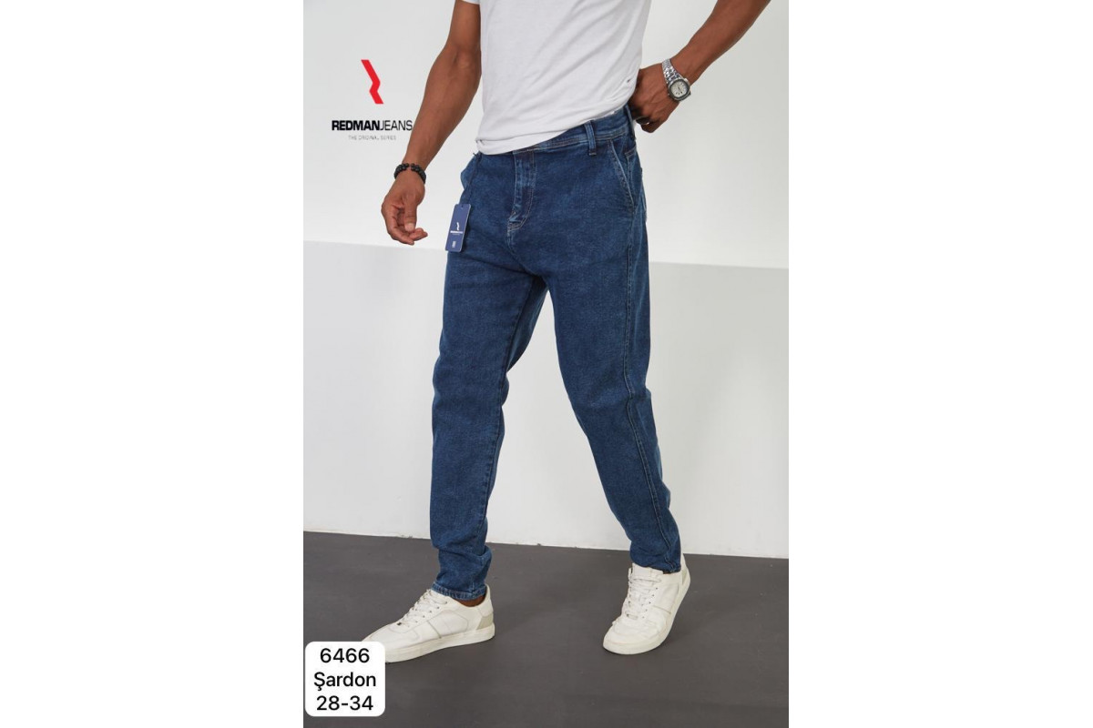 Фото Джинсы мужские 6466 REDMAN MOM JEANS НА БАЙКЕ from official site OSKAR™