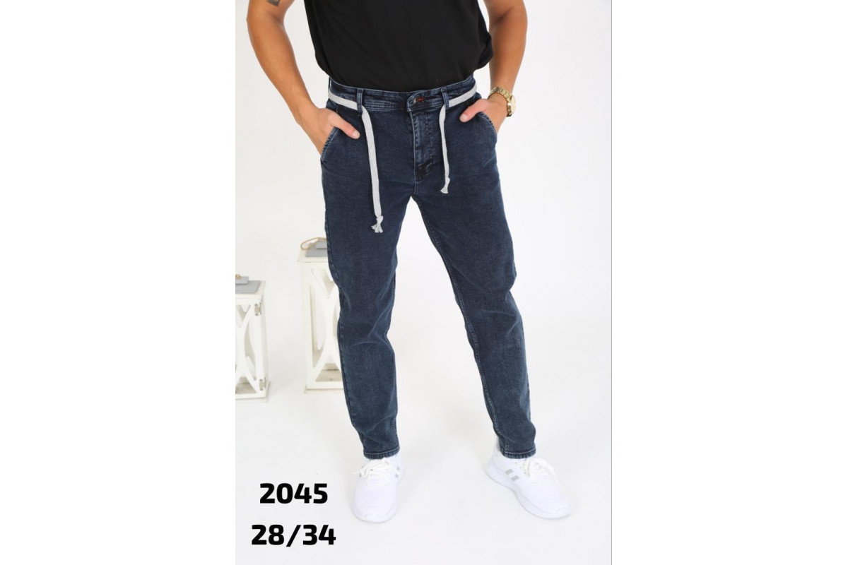 Фото Джинси чоловічі WILLMEN (REDMAN) JEANS 2045 МОМ СІРО-СИНІЙ from official site OSKAR™