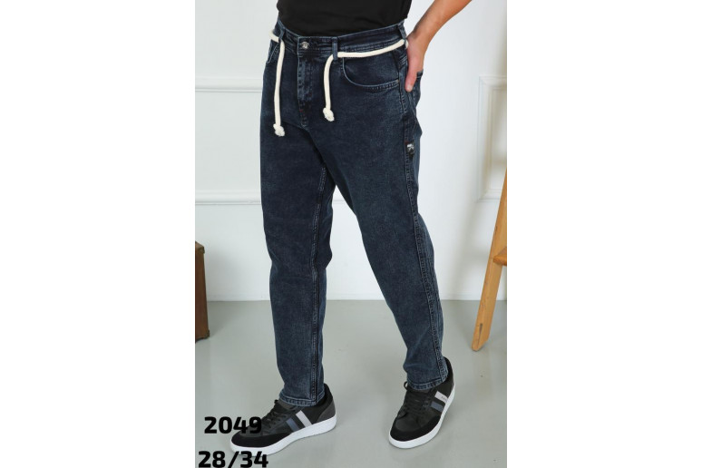 Джинсы мужские WILLMEN (REDMAN) JEANS 2049 МОМ СЕРО-СИНИЙ